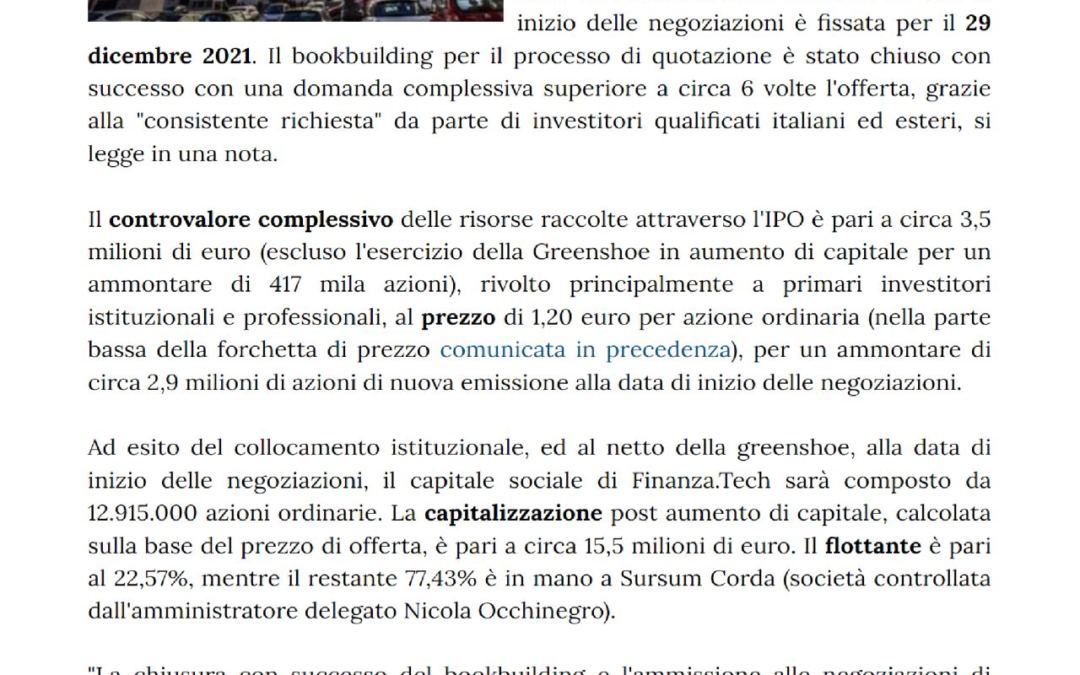 Finanza.tech